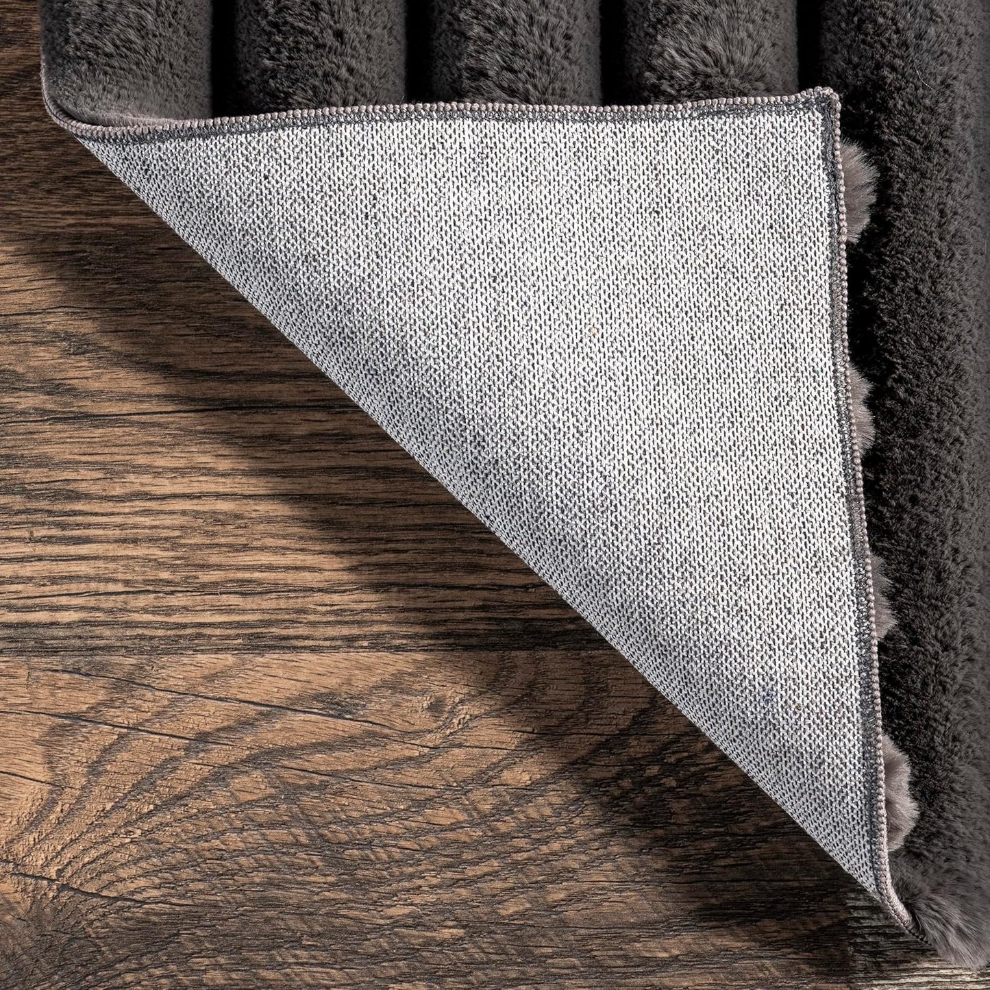 nuLOOM SuperiorWash Collection Kai Charcoal, 2'6" x 8', Fluffy and Cozy, High Traffic, Stain Resistant, Easy Clean, Durable Washable Runner for Bedroom, Living Room, Dining, Den, Foyer, Entryway