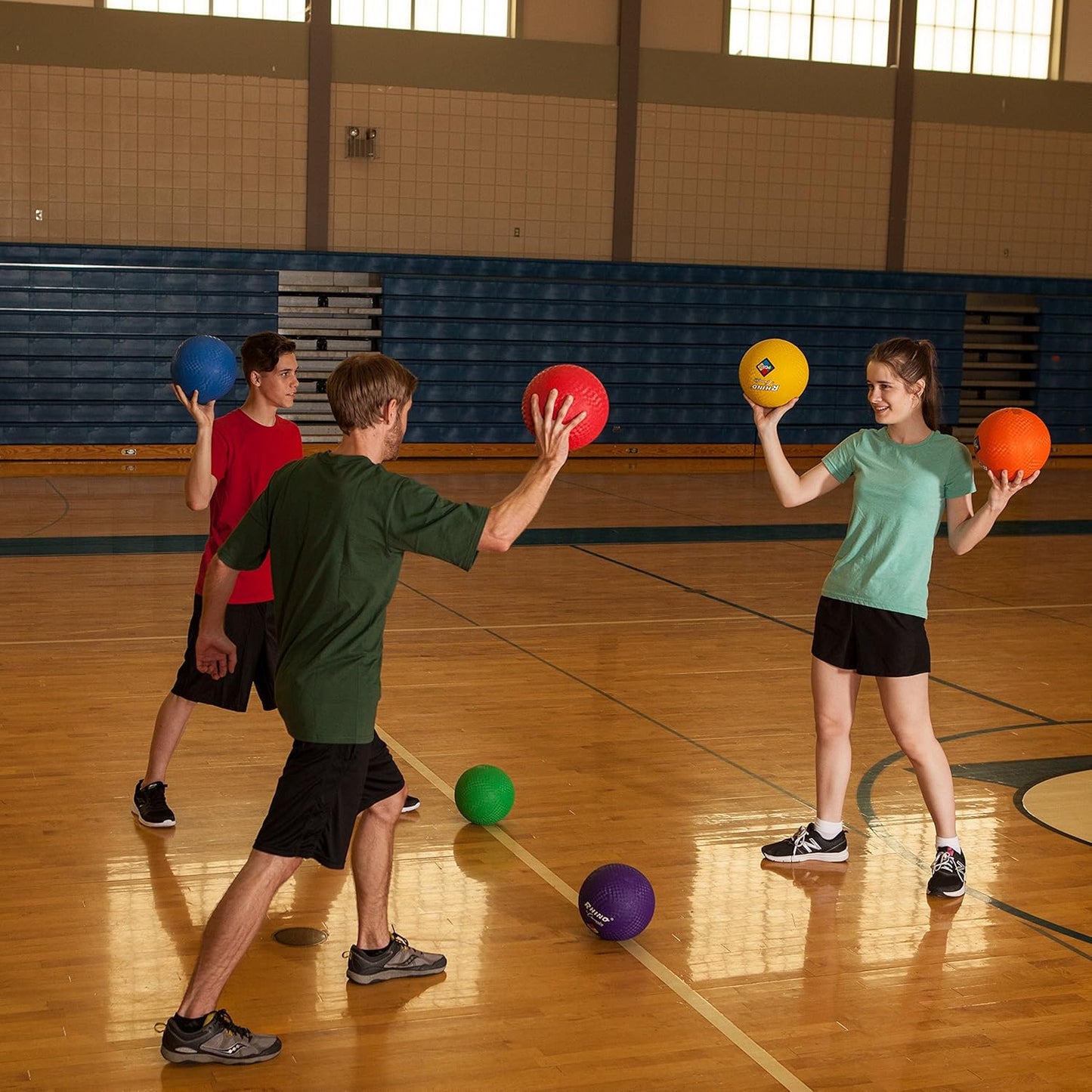 Champion Sports Playground Ball – Durable High-Bounce Ball, Sizes 5", 6", 7", 10", 13" & 16" for Gym, Recess & Play