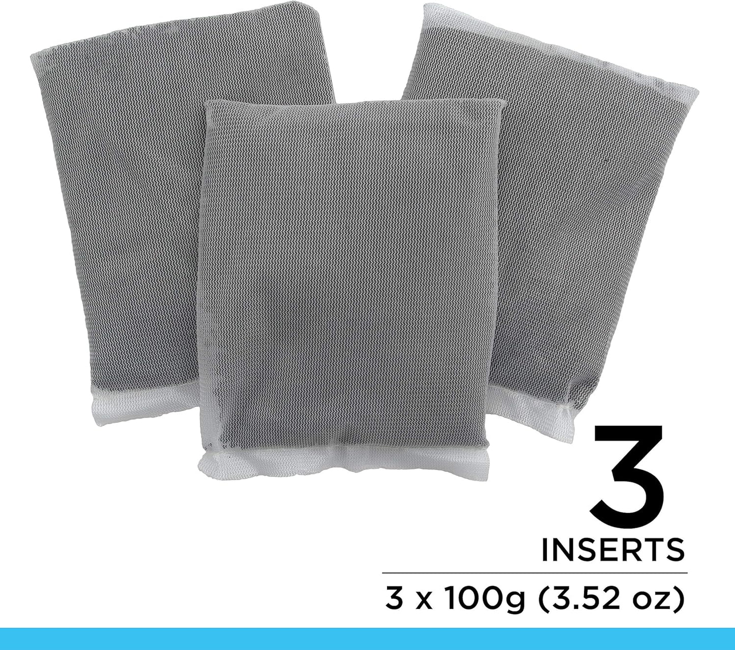 Fluval Carbon Filter Media for Aquariums, Premium Bituminous Carbon Inserts, 100-gram Nylon Bags, 3 Count (Pack of 1), A1440