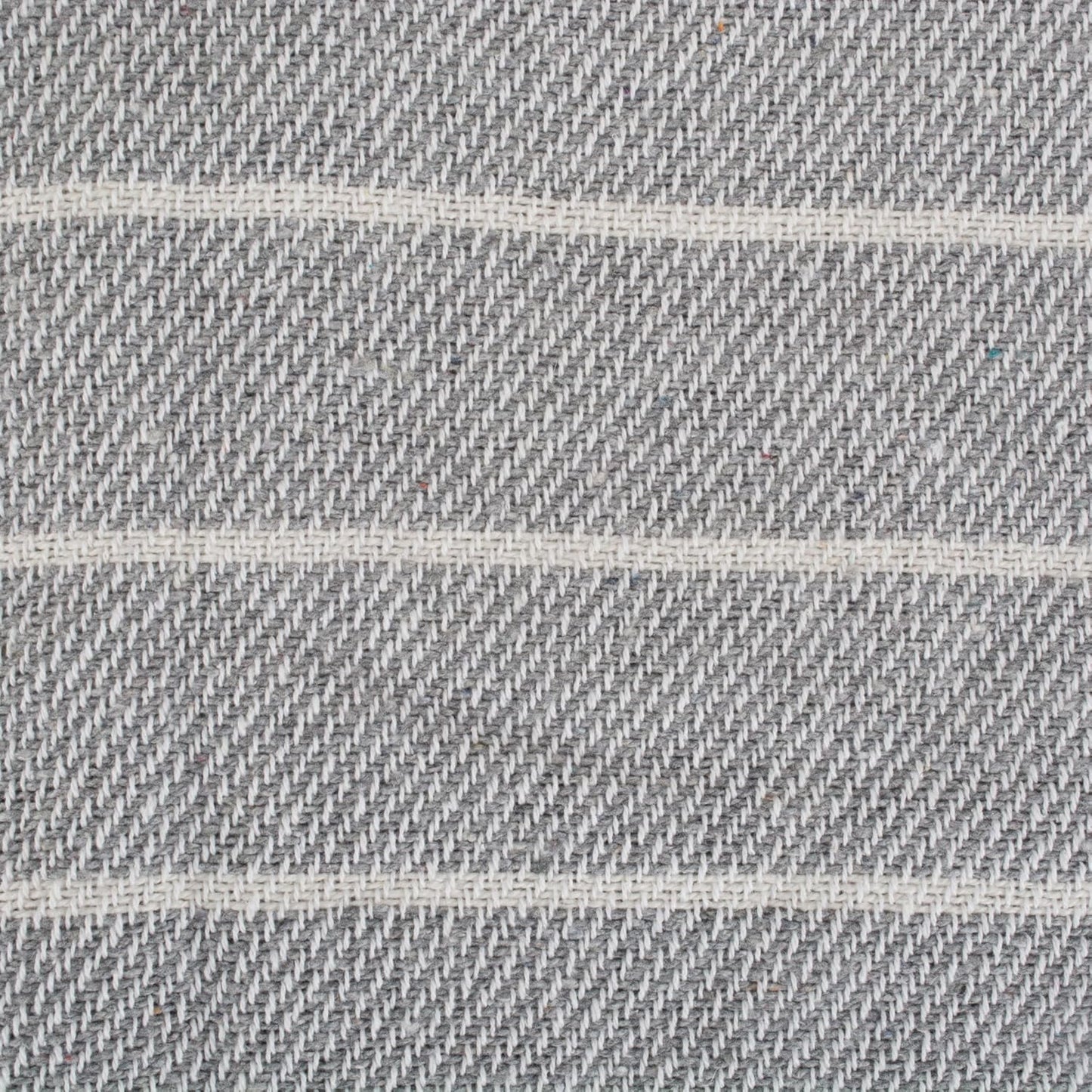 DII Rustic Farmhouse Thin Stripe Woven Throw, 50x60, Gray